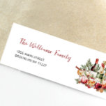Christmas Cocktail Party Return Address Labels<br><div class="desc">Christmas Cocktail Party Return Address Labels. Matching items are available!</div>