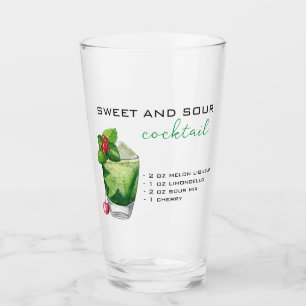 Christmas Cocktail Recipe Green Drink Glass