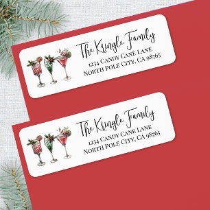 Christmas Cocktails Return Address
