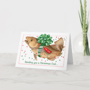 Christmas Cod Christmas Card