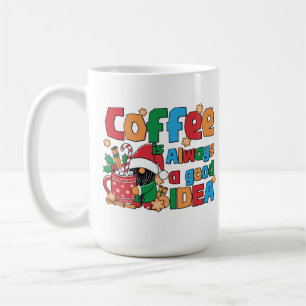 Christmas Coffee Cup With Festive Sayings