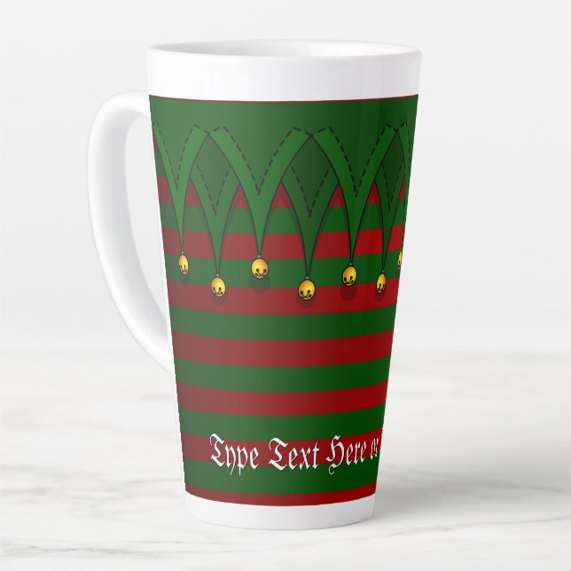Christmas Coffee Cups Personalised Holiday Mugs (Left Angle)