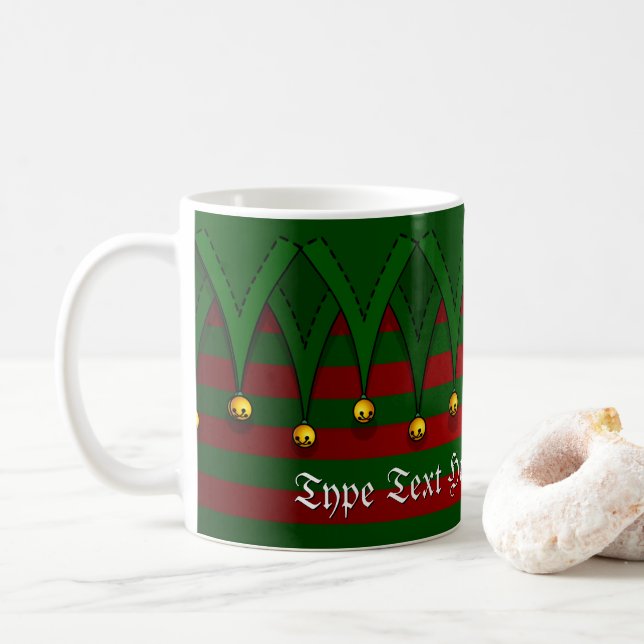 Christmas Coffee Cups Personalised Holiday Mugs (With Donut)