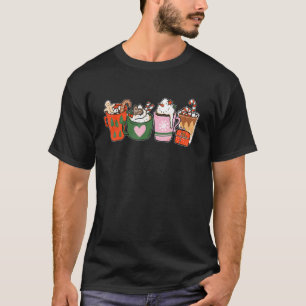 Christmas Coffee Latte Peppermint Chocolate Hot T-Shirt