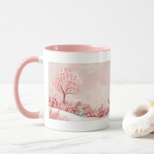 christmas coffee mug (With Donut)