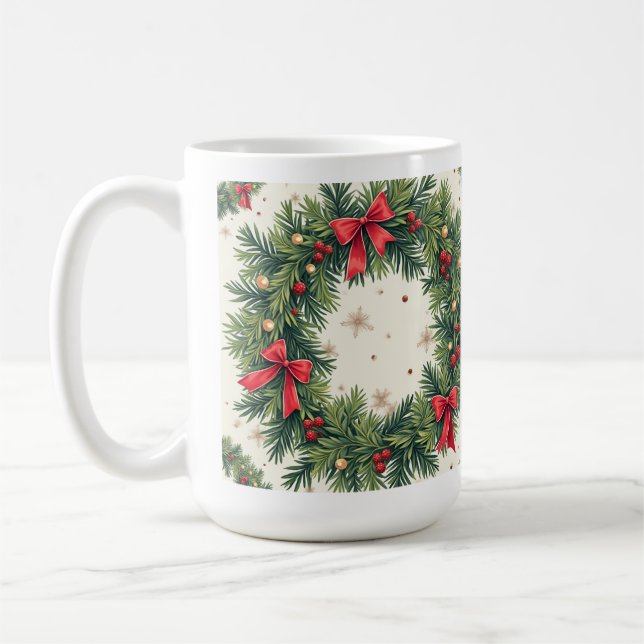 christmas coffee mug (Left)