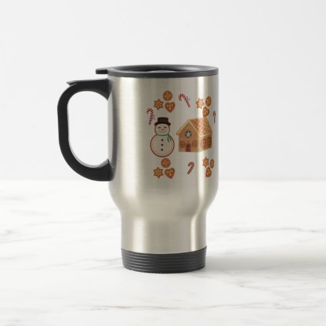 Christmas Coffee Mug/ Travel Mug (Left)