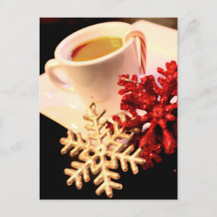 Christmas Coffee Postcard