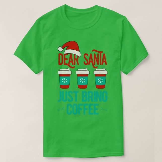 Christmas Coffee TShirt (Design Front)