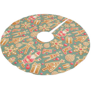 Christmas Collage Brushed Polyester Tree Skirt