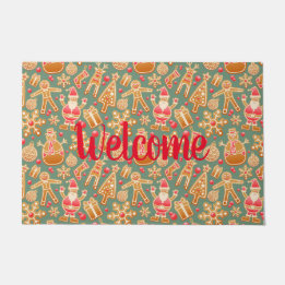 Christmas Collage Doormat