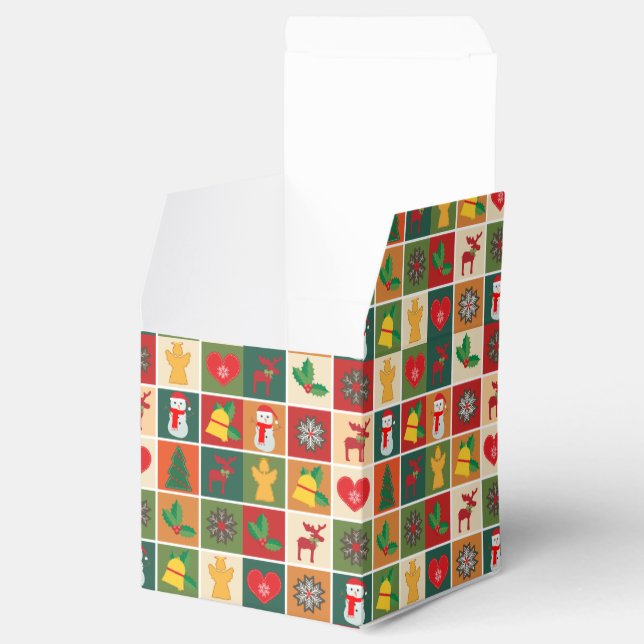 Christmas Collage Favour Box (Opened)