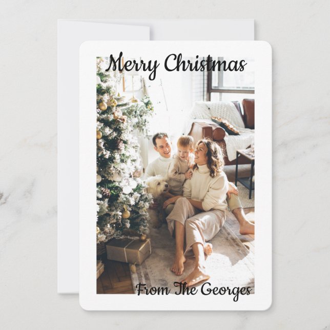 CHRISTMAS COLLAGE GREETING CARD (Front)