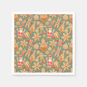 Christmas Collage Napkin