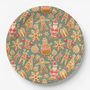 Christmas Collage Paper Plate