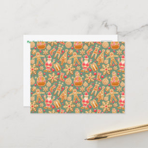 Christmas Collage Postcard