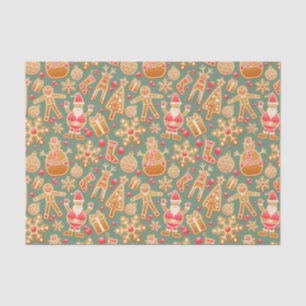Christmas Collage Tissue Paper