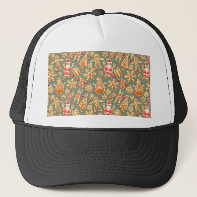 Christmas Collage Trucker Hat (Front)