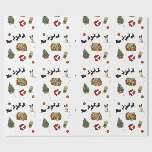 Christmas Collage Wrapping Paper (Seam)