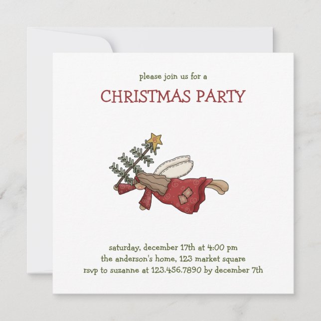 Christmas Collection · Angel Invitation (Front)