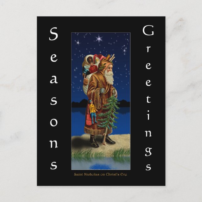 CHRISTMAS Collection Holiday Postcard (Front)