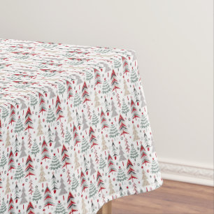 Christmas colorful Christmas tree Tablecloth