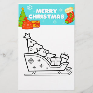 Christmas coloring pages! Flyer