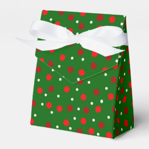 Christmas Colour Pok A Dots Tent Favour Box