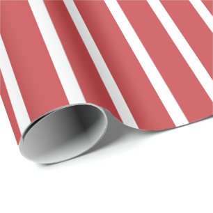 Christmas Colour Striped Wrapping Paper
