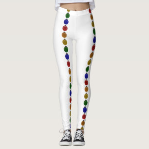 Christmas Colourful Ornaments Leggings