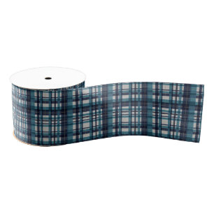 Christmas Colourful Plaid Grosgrain Ribbon