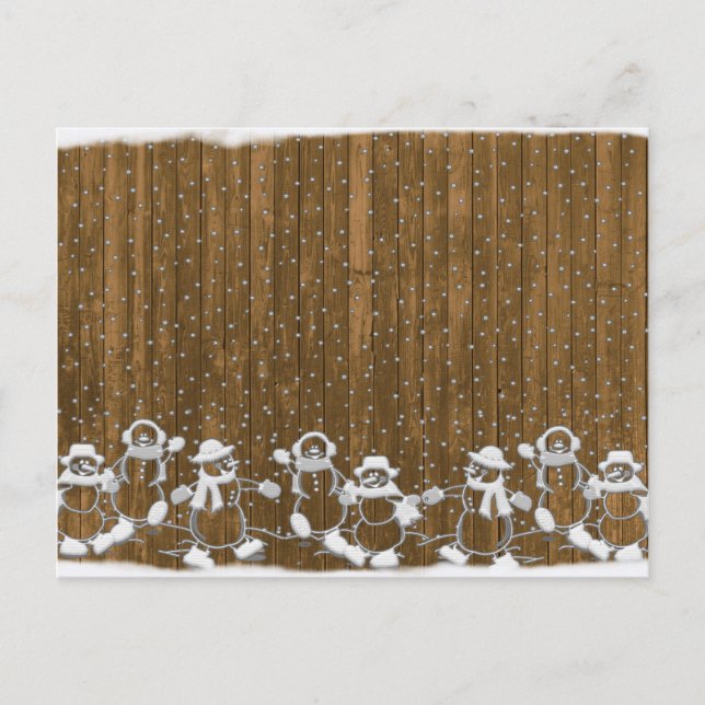 christmas, colourful, rainbow colours, advent, tre holiday postcard (Front)