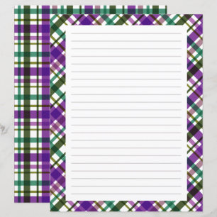 Christmas Colours Plaid Lines