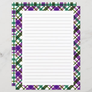 Christmas Colours Plaid Lines