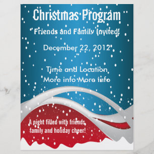 Christmas Colours Program Flyer