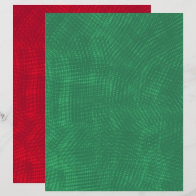 Christmas Colours Textured Background (Front/Back)