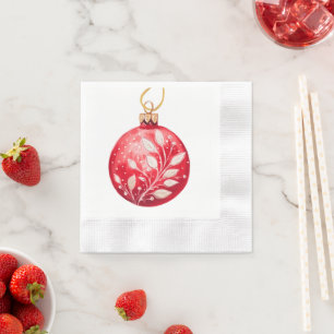 Christmas Come to Us,  Red Decoration Napkin