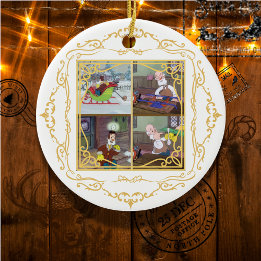 Christmas Comes But Once A Year Ceramic Tree Decoration