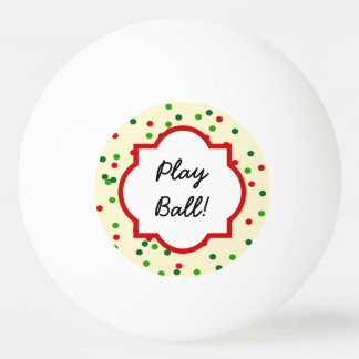 Christmas Confetti • Sugar Cookie Sprinkles Ping Pong Ball