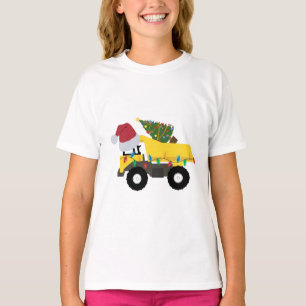 Christmas Construction Trucks T-Shirt