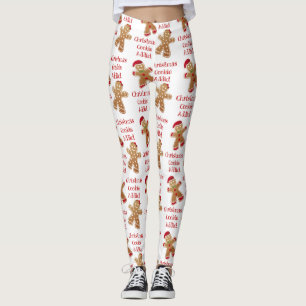 CHRISTMAS COOKIE ADDICT ~Leggings Leggings