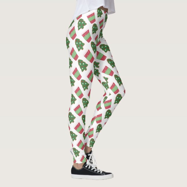 Christmas Cookie and Coffee Leggings (Right)