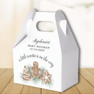 Christmas Cookie Baby Shower Favour Box
