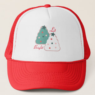 Christmas Cookie Baker Add Quotes Trucker Hat