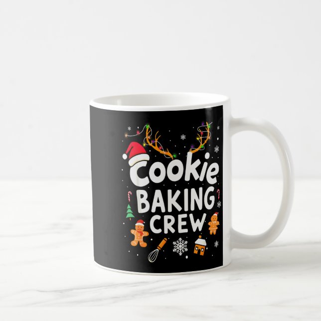 Christmas Cookie Baking Crew Family Baking Team Fu Coffee Mug (Right)