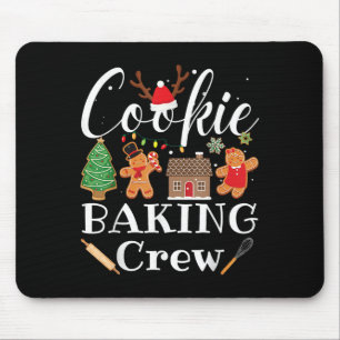Christmas Cookie Baking Crew Family Baking Team Fu Mouse Mat