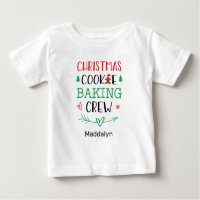 Christmas Cookie Baking Crew Family Child Name