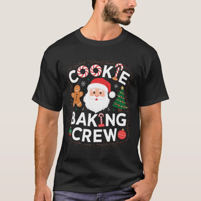 Christmas Cookie Baking Crew Family Christmas Baby T-Shirt (Front)