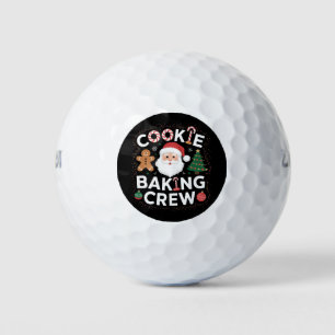 Christmas Cookie Baking Crew Family Christmas  Golf Balls