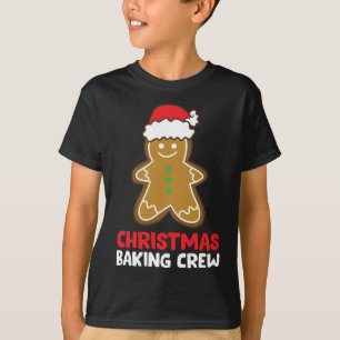 Christmas Cookie Baking Crew Funny Gingerbread Bak T-Shirt